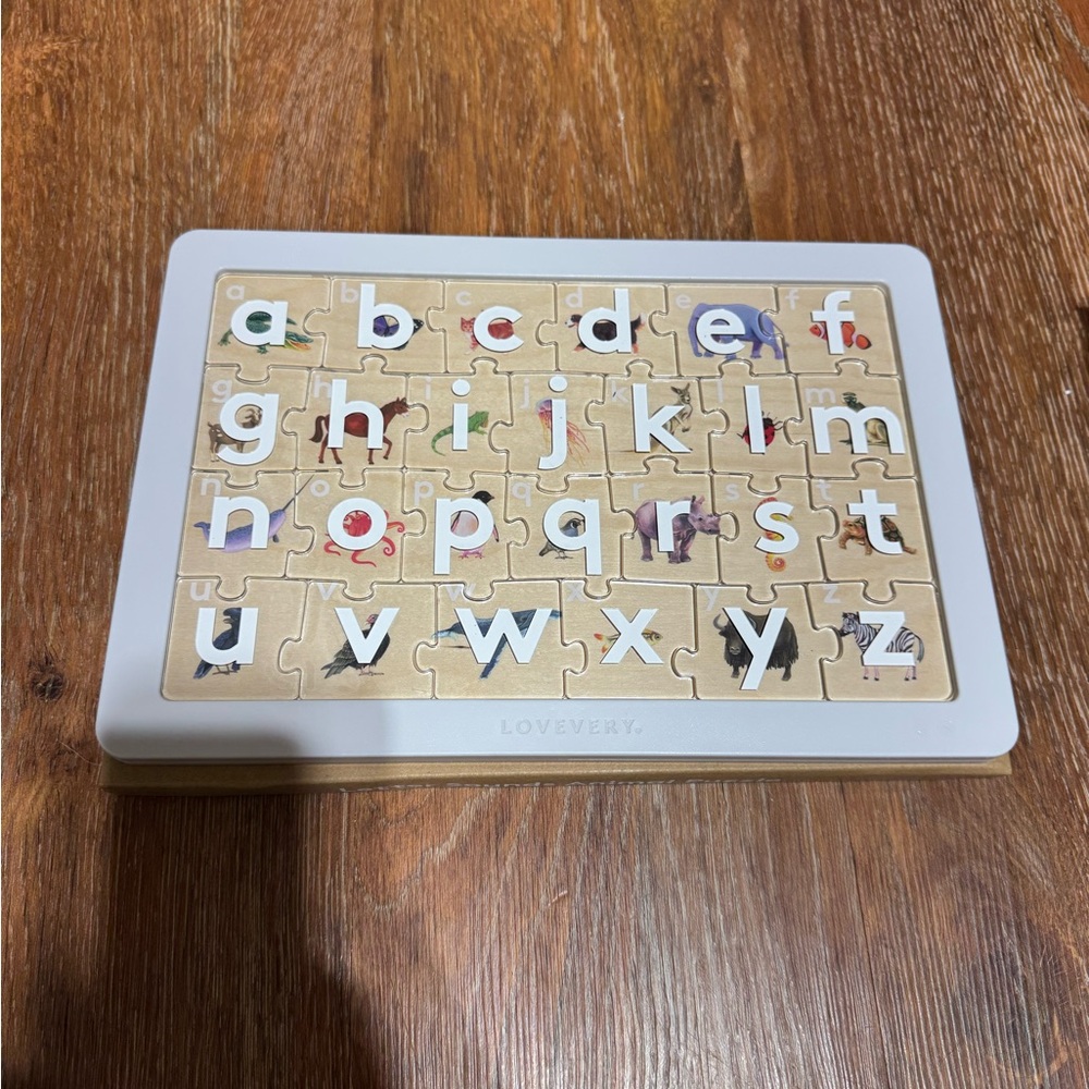 Lovevery Alphabet Animal Puzzle Board